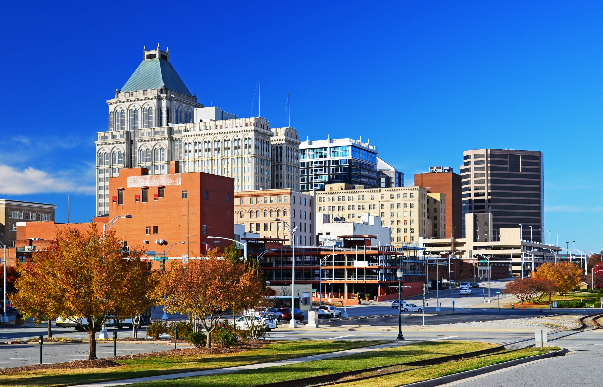 Downtown Greensboro, NC skyline — Piedmont Triad